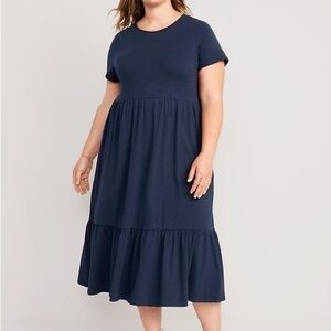 Old Navy Women's Navy Midi Dress